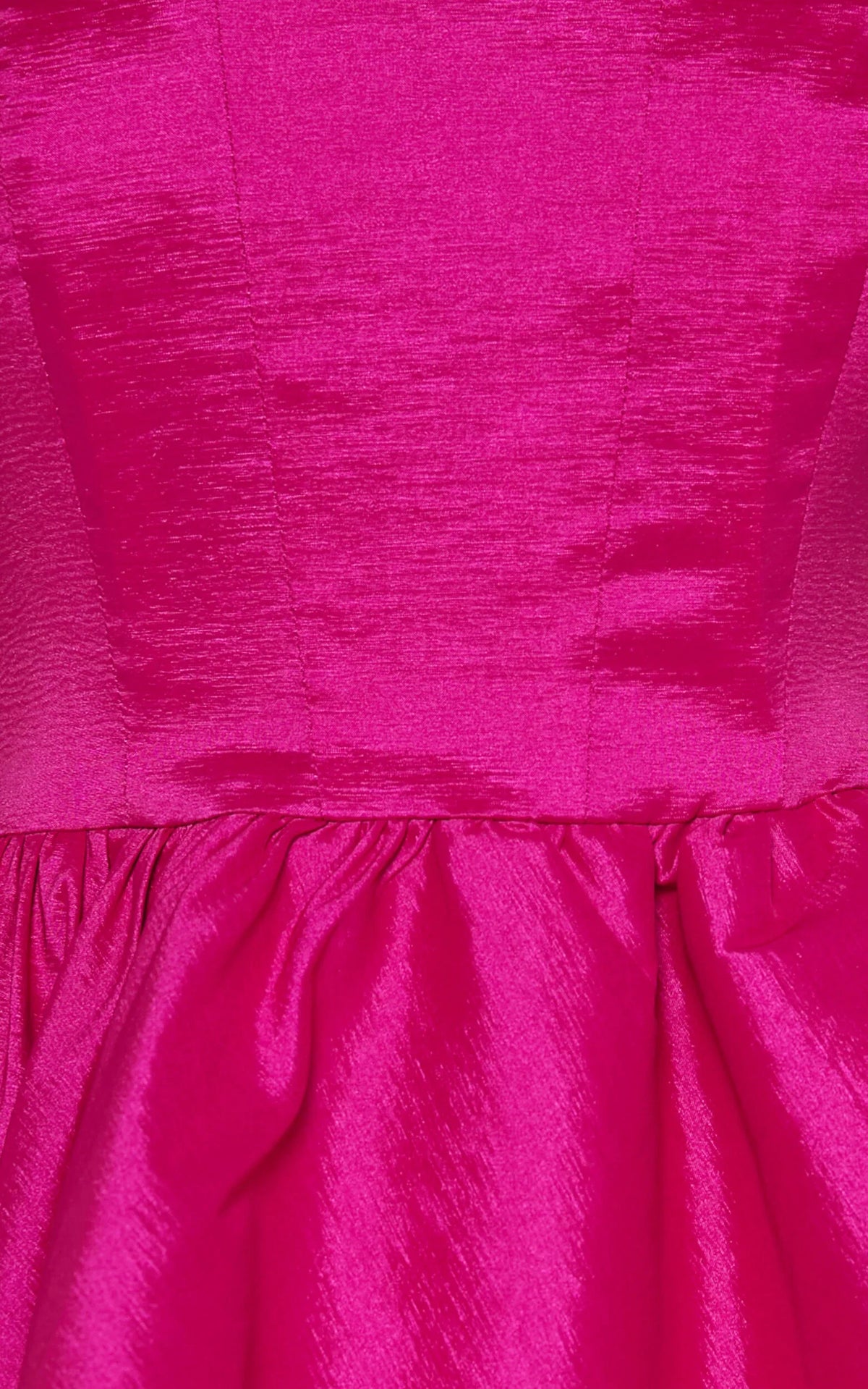 Jayde Mini Dress - Strapless Sweetheart Fit And Flare Dress in Magenta
