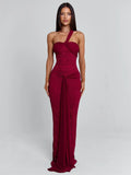IRMA MAXI DRESS BURGUNDY