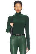 Slim Fit Long Sleeve Turtle Top
