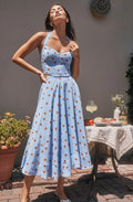 Janie Polka Dot Midi Skirt