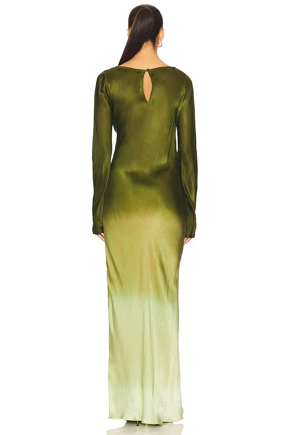 Fluid Drape Maxi Dress