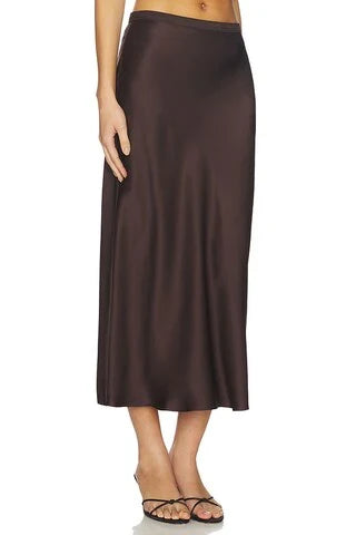 Bar Silk Skirt