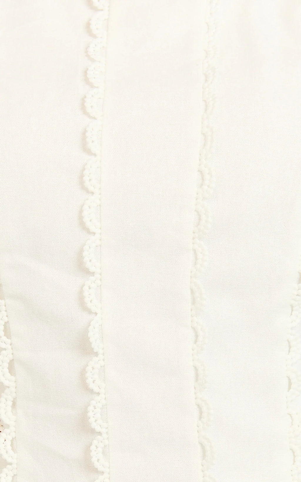 Laila Mini Linen Blend Dress - High Neck Side Cut Out Puff Sleeve Straight Dress in Off White