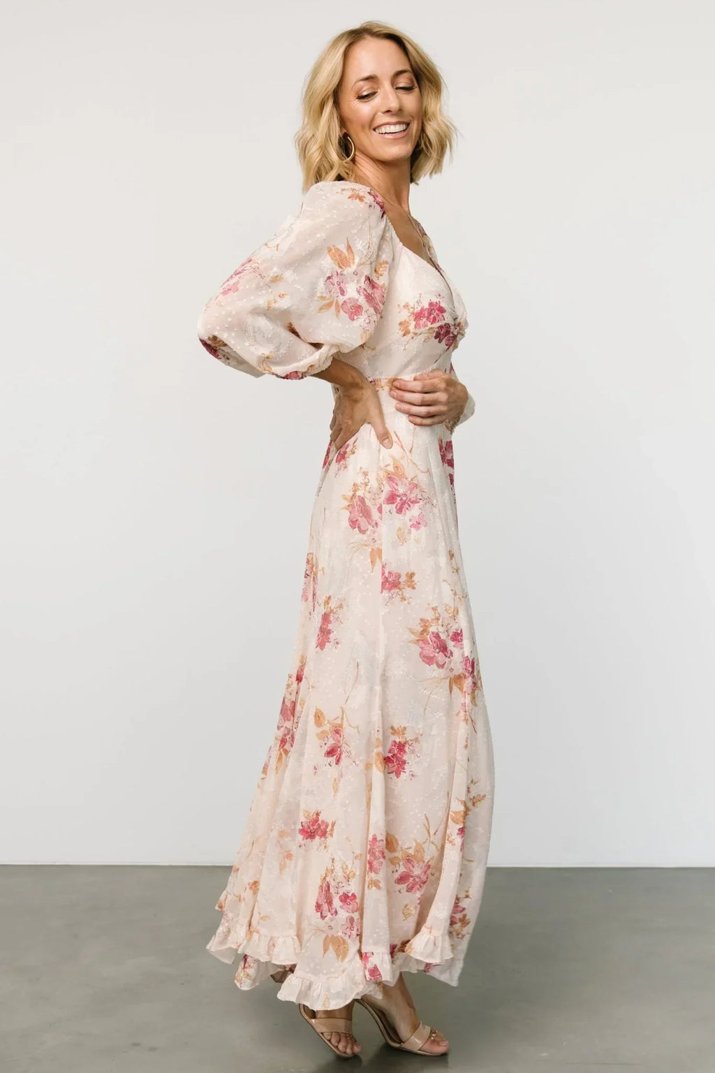 Estefania Maxi Dress | Blush + Pink Floral
