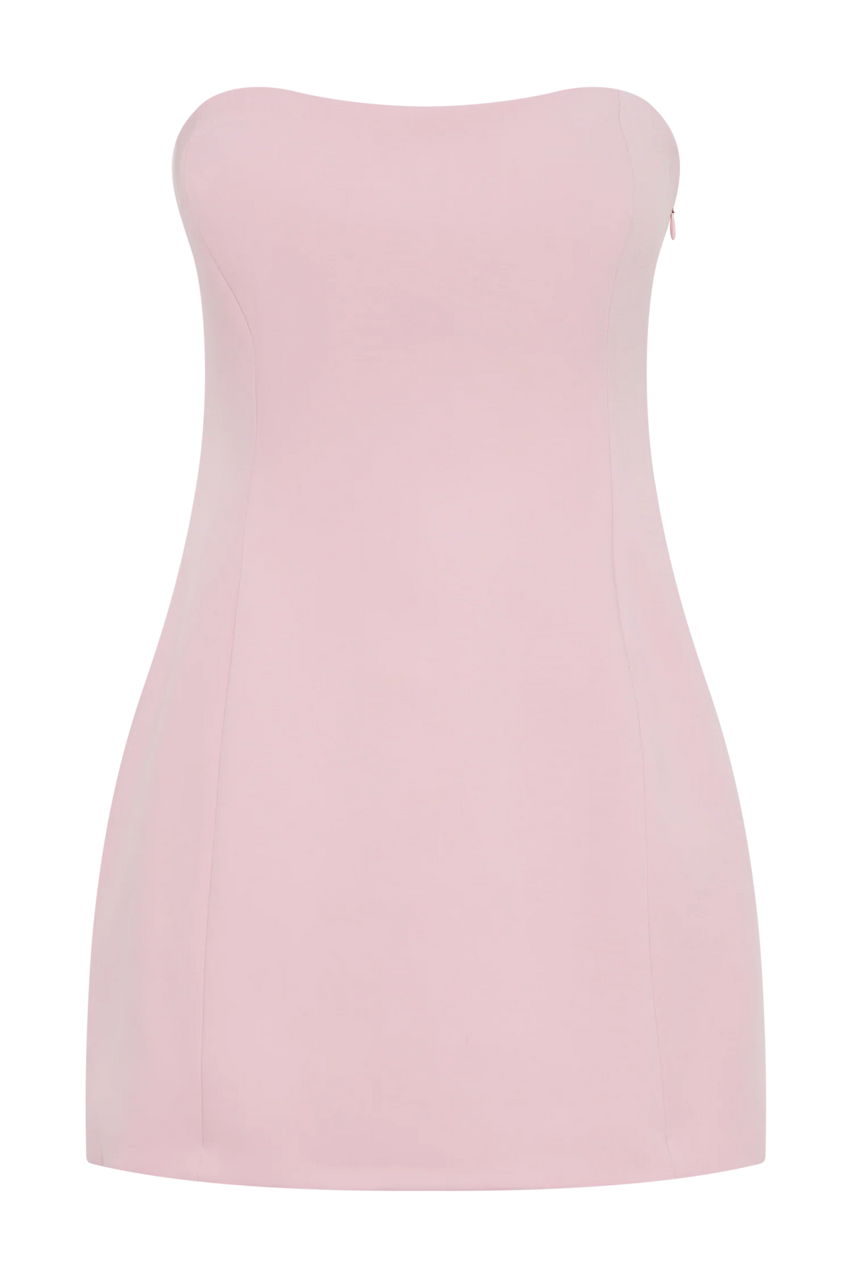 Neeka Strapless Bow Back Mini Dress - Pink