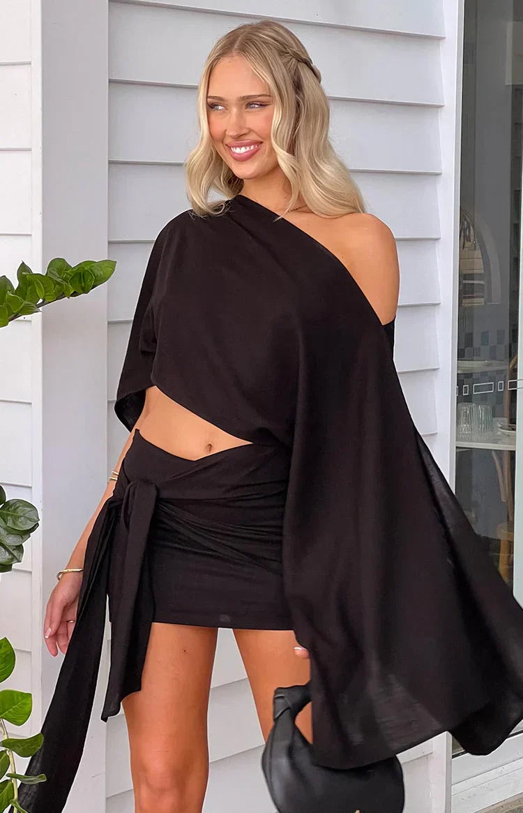 Ryoti Black Mini Dress