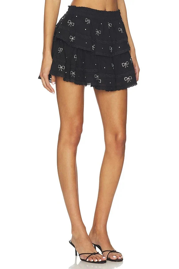 Ruffle Mini Skirt
