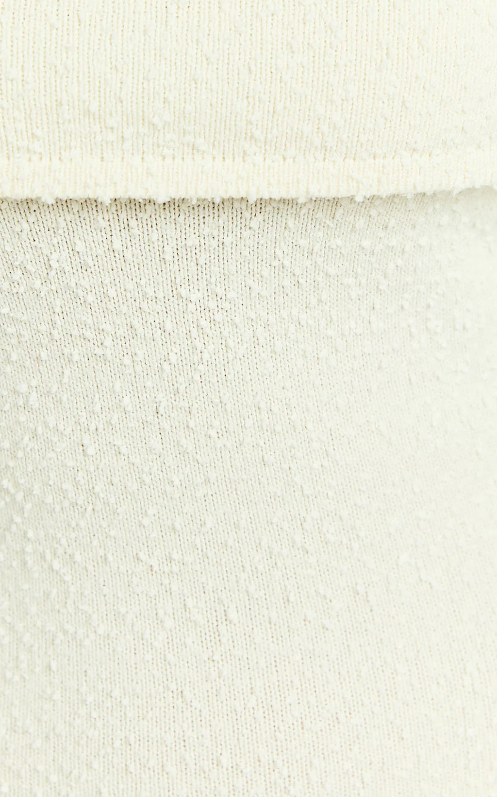 Pietra Maxi Dress - Knit Off Shoulder Dress in Cream