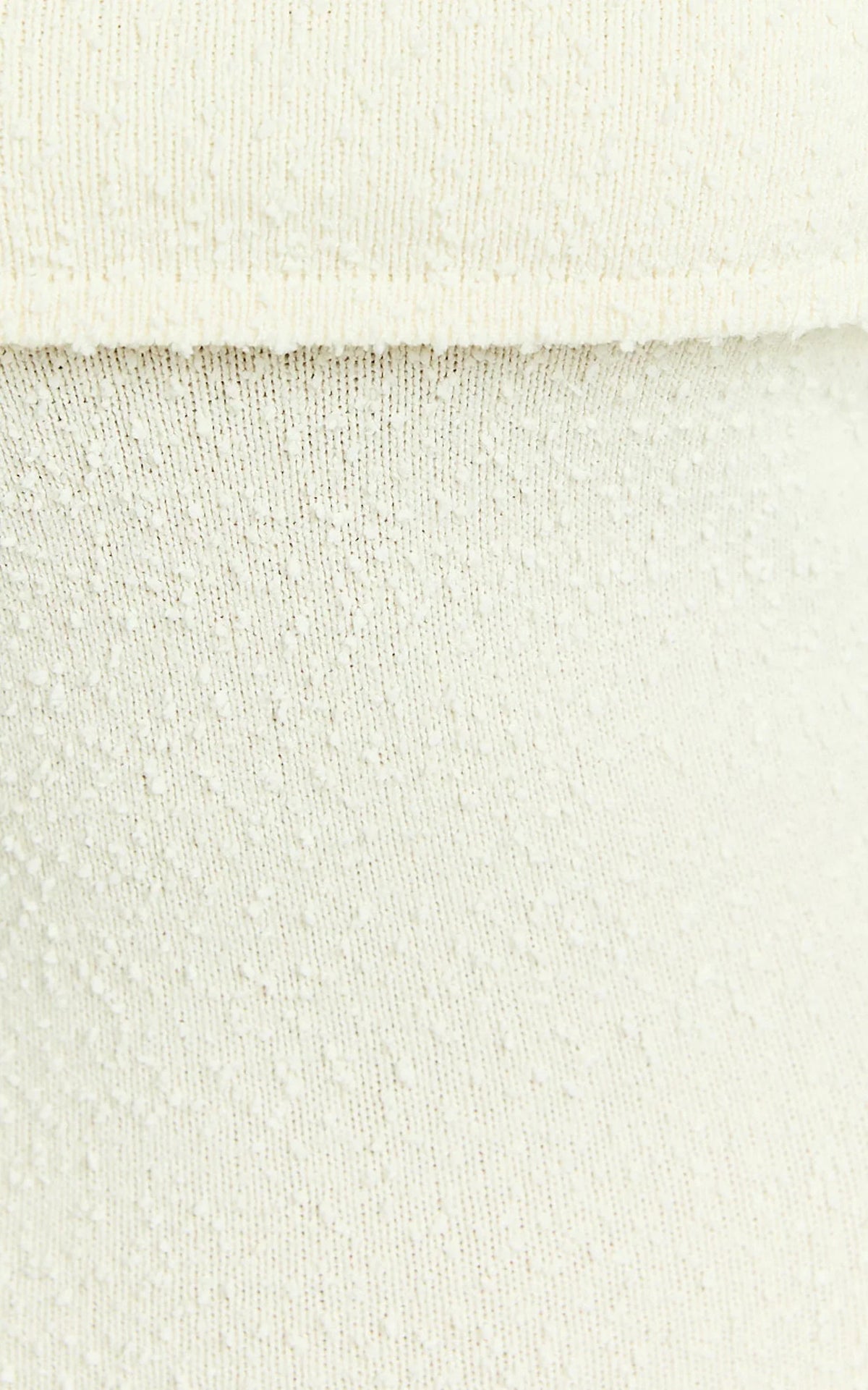 Pietra Maxi Dress - Knit Off Shoulder Dress in Cream