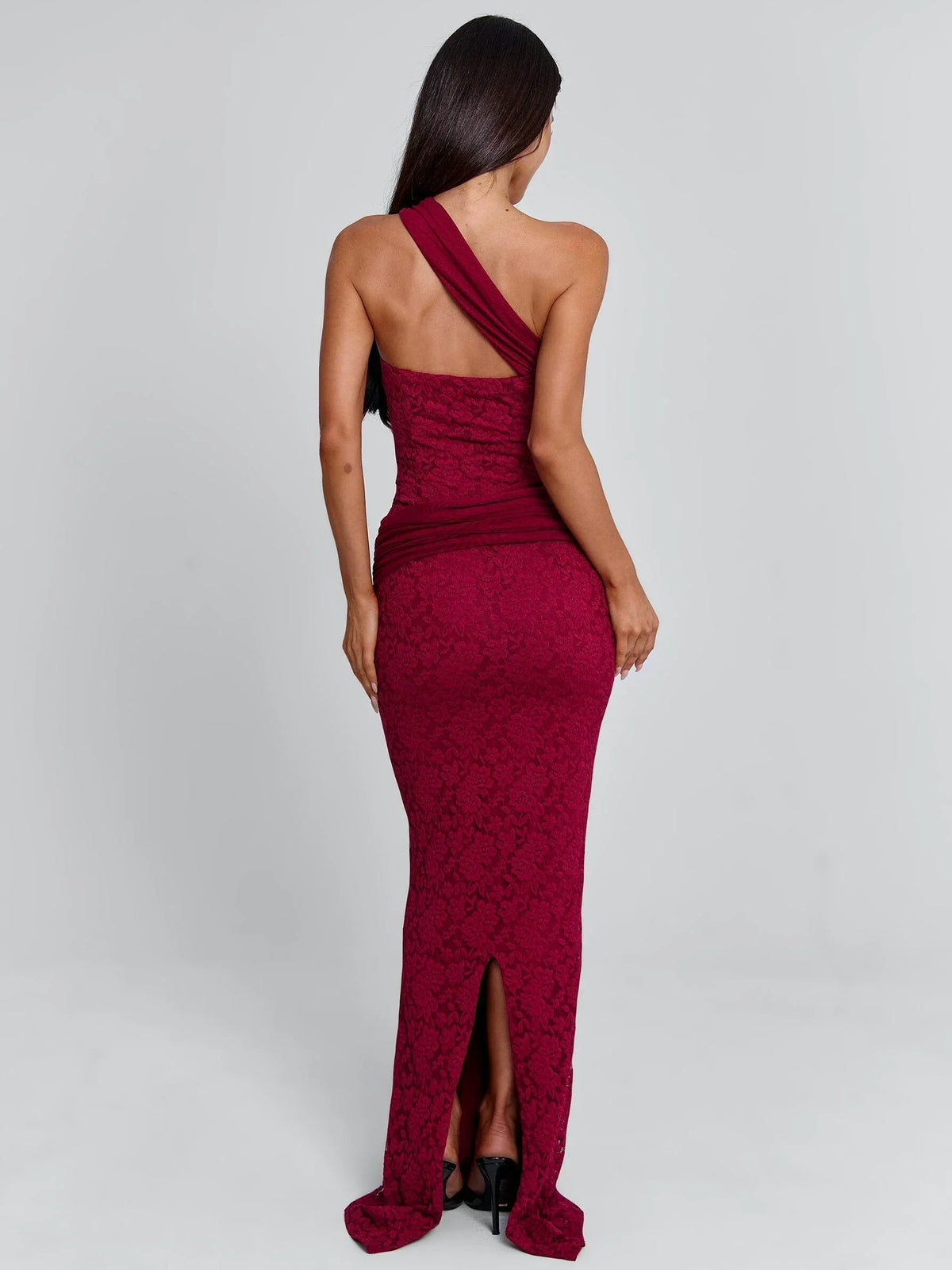 IRMA MAXI DRESS BURGUNDY