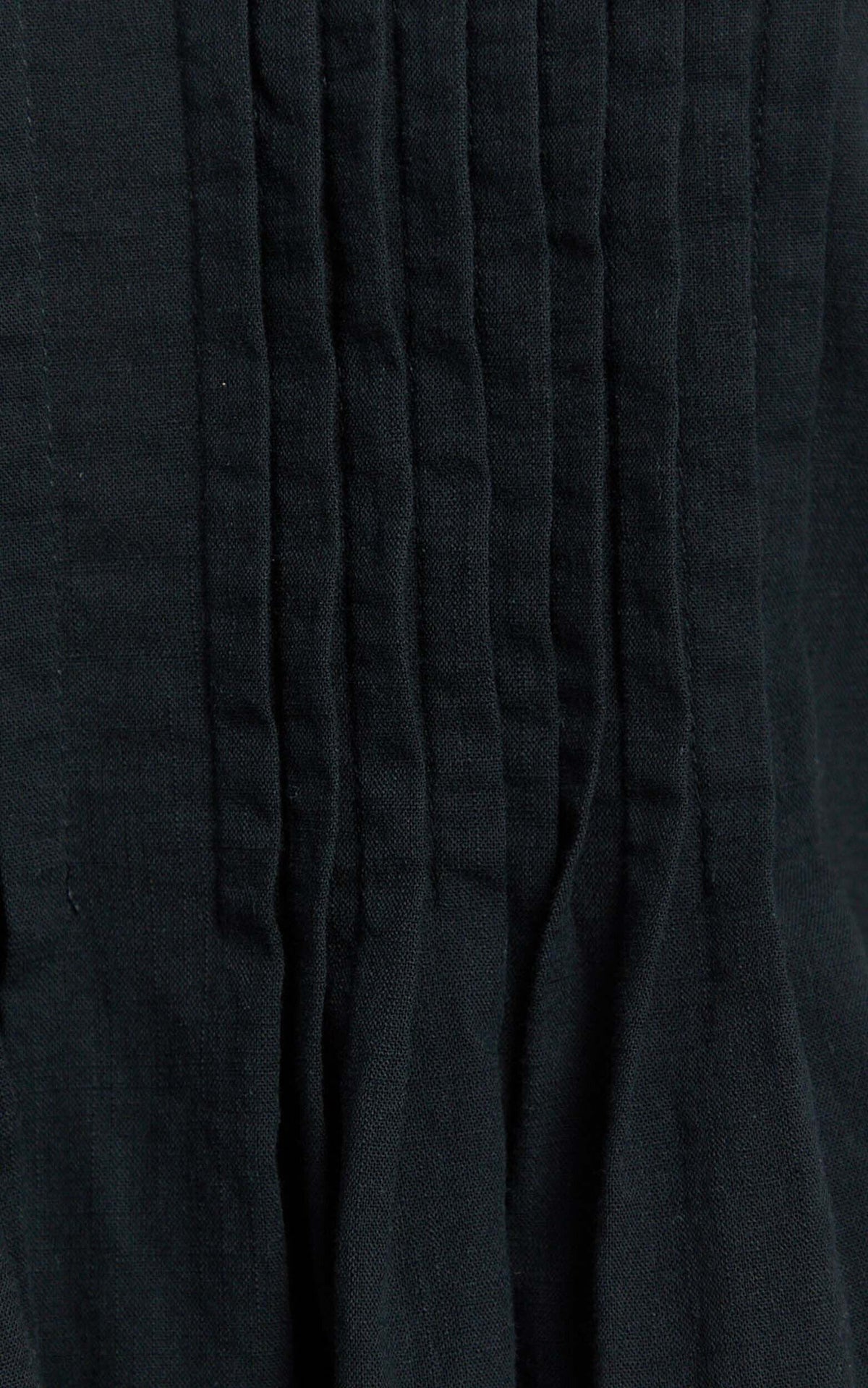 Carli Two Piece Top and Pants Set - Cotton Tube Pant Set in Black