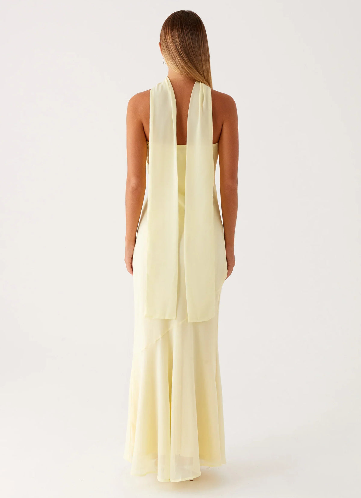 Under The Pagoda Maxi Dress - Yellow