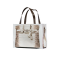 Grocery Bags Creative Parody Platinum Bag Print Woven Bag Fire Over The Net Birkin Fitness Casual Bag