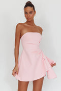 Minnesota Strapless Mini Dress Pink