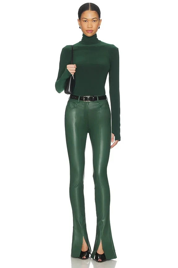 Slim Fit Long Sleeve Turtle Top