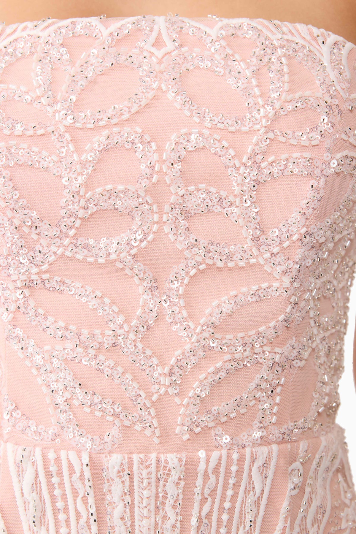 Kiki Strapless Mini Dress in Pink