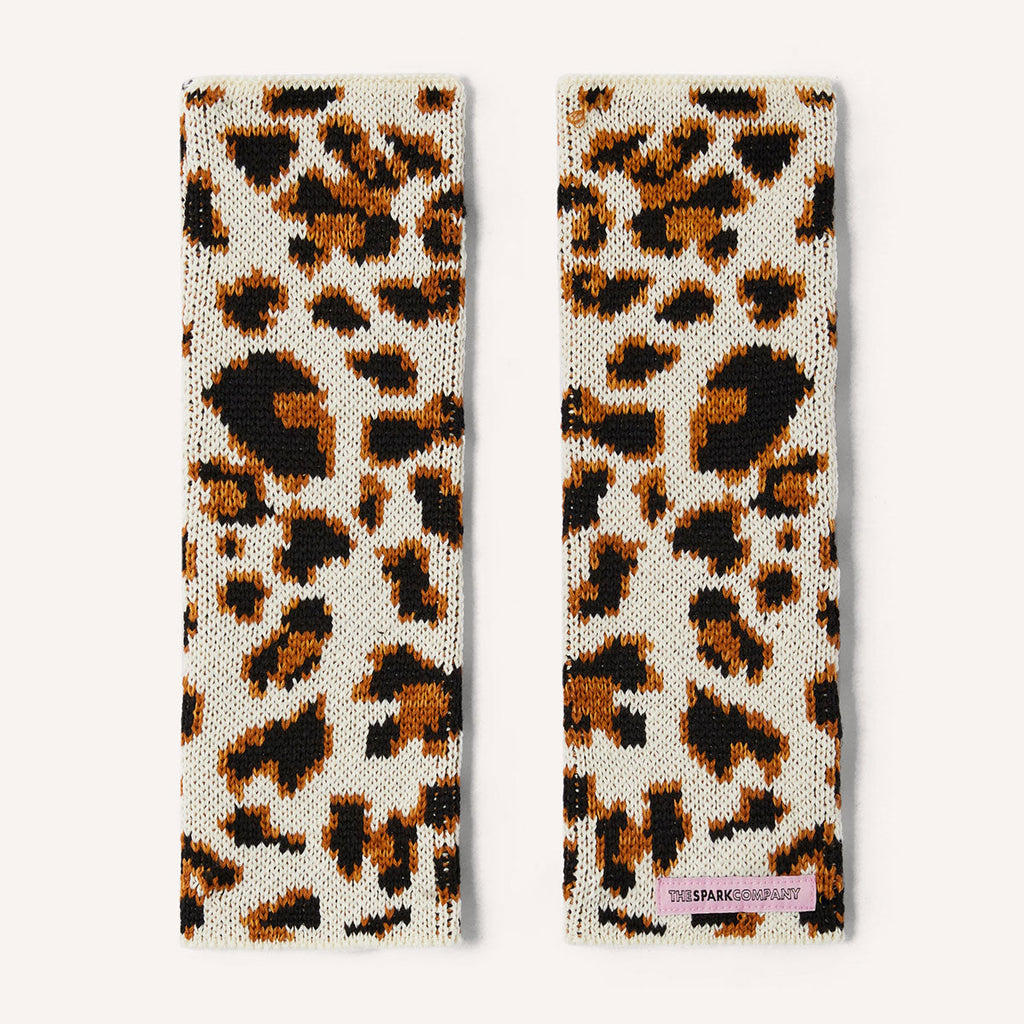 Animal Print Fingerless Wrist Warmers