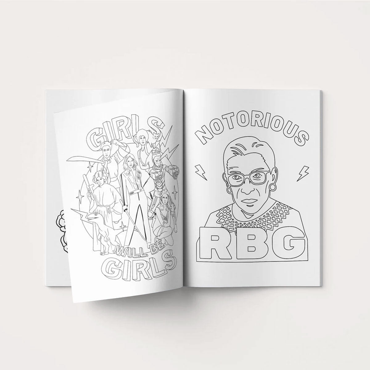 Feminist Colouring Book (A5 Soft Cover)
