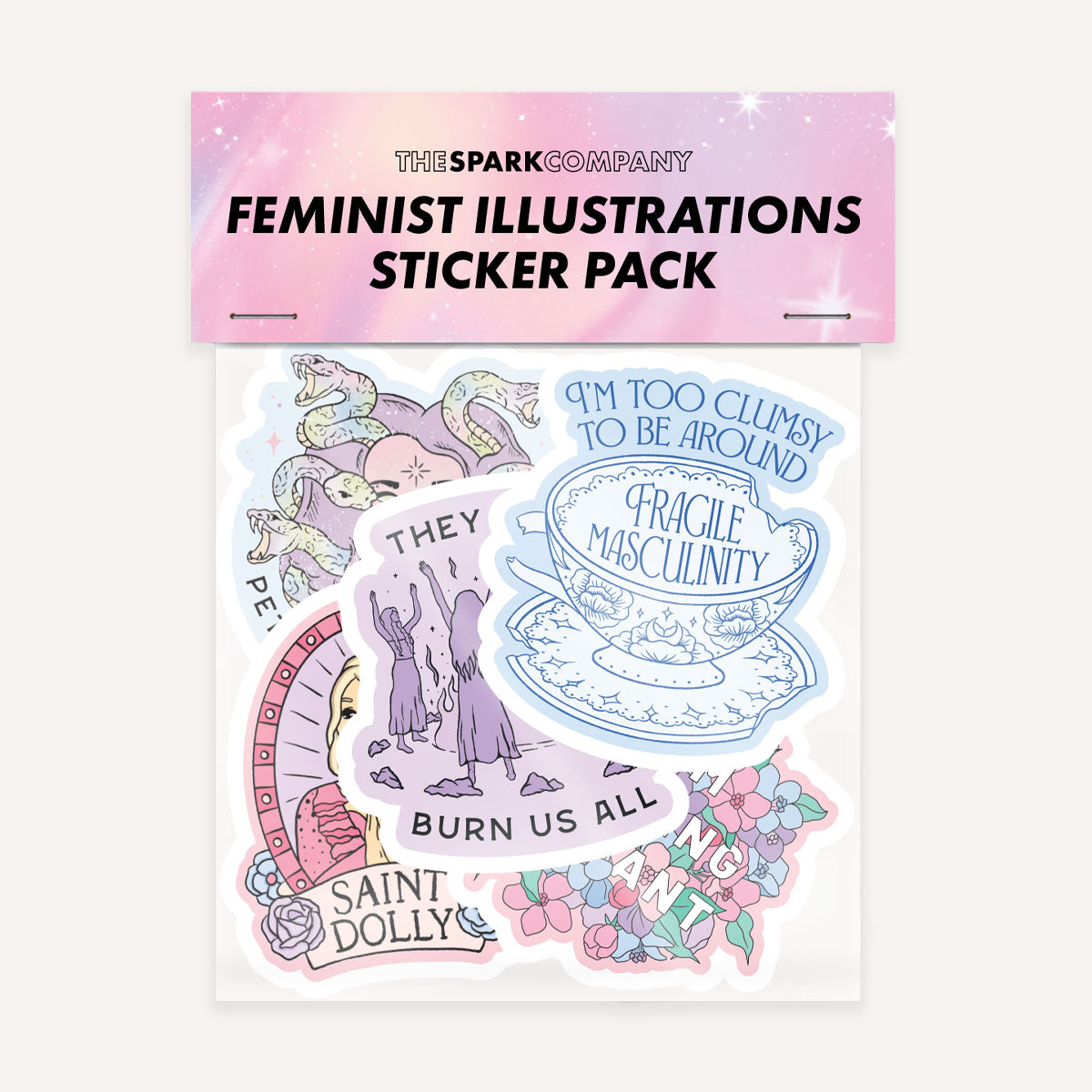 Feminist Illustrations Sticker Pack