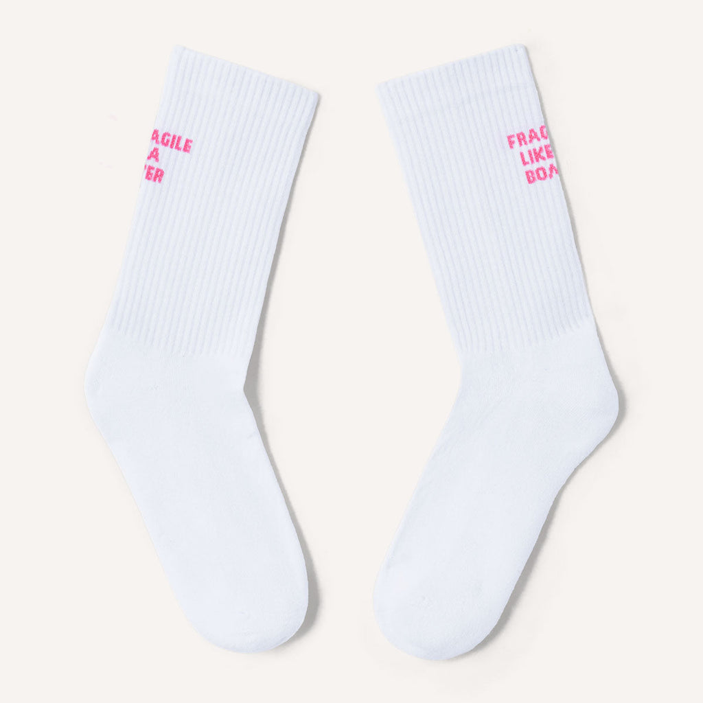 Not Fragile Like A Flower, Fragile Like A Bomb Socks
