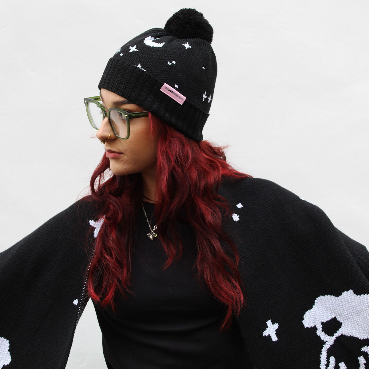 Witch Pom Pom Beanie