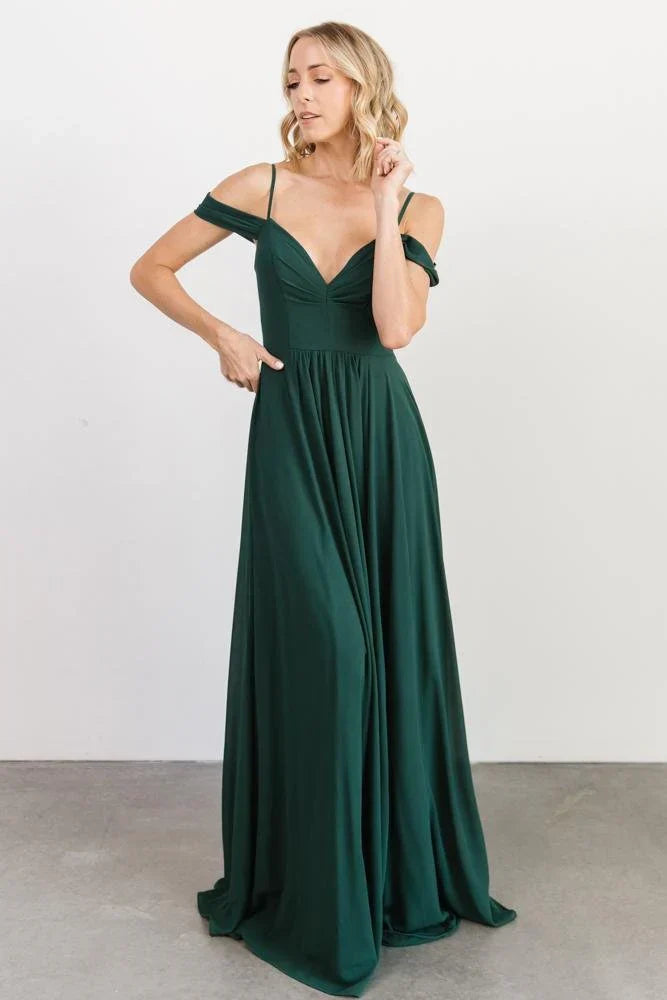 Bianca Lace Maxi Dress | Emerald