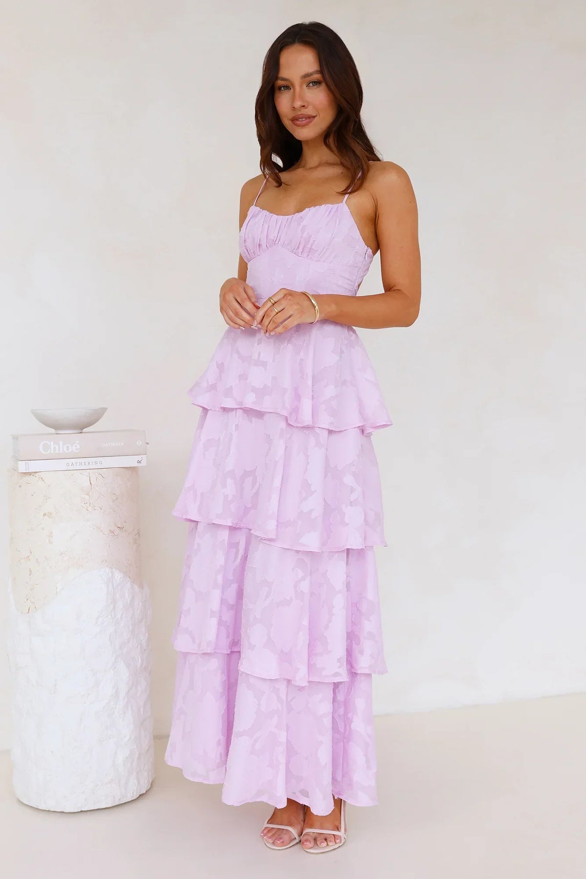Thriving Now Maxi Dress Lilac
