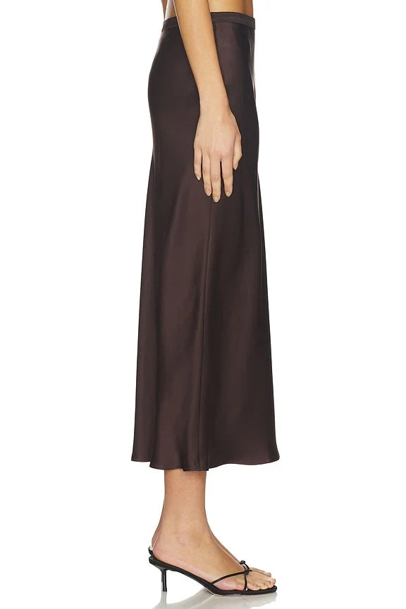 Bar Silk Skirt