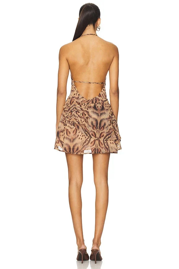 Imali Halter Mini Dress