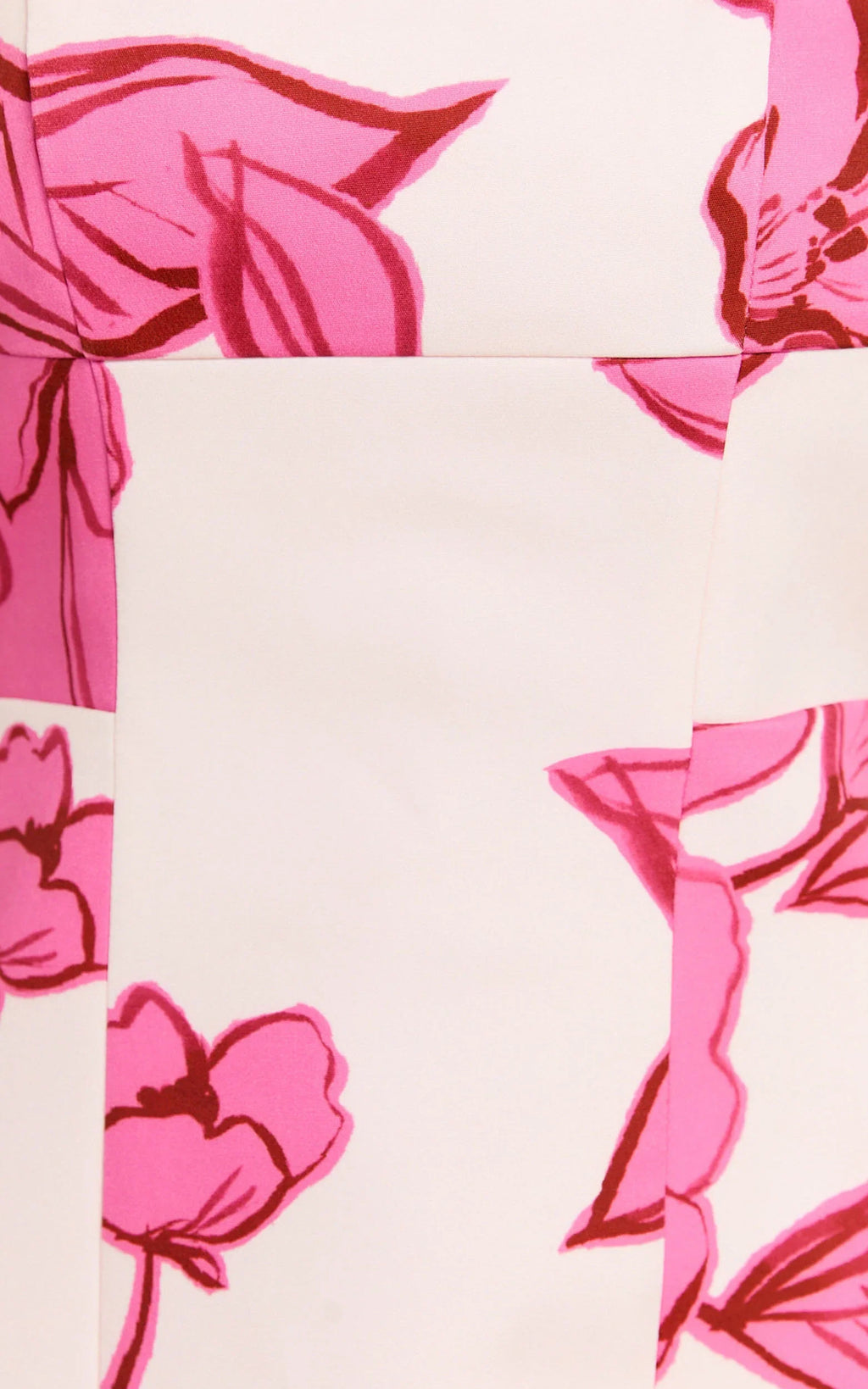 Catharine Mini Dress - Strapless A Line Dress in Bouquet Di Fiori Print
